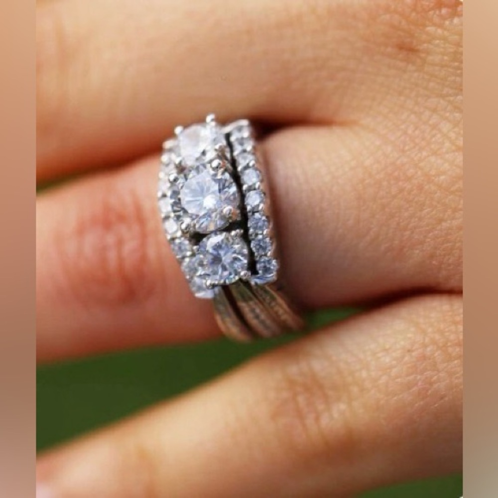 Princess Diana Elegant S925 Silver Women's Ring